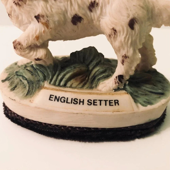 Vtg Jasco English Setter Hand Painted  Clothes Lint Brush Taiwan - Picture 2 of 13